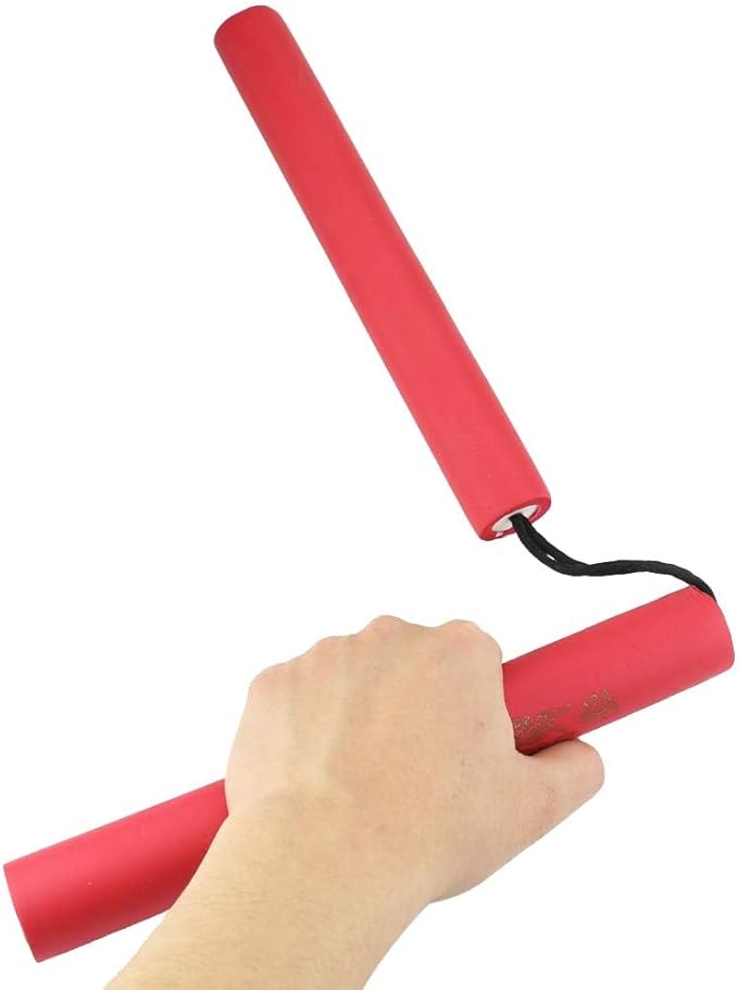 4 Pack Foam Rubber Training Sticks, Martial Art Sticks for Kids & Beginners Practice and Training