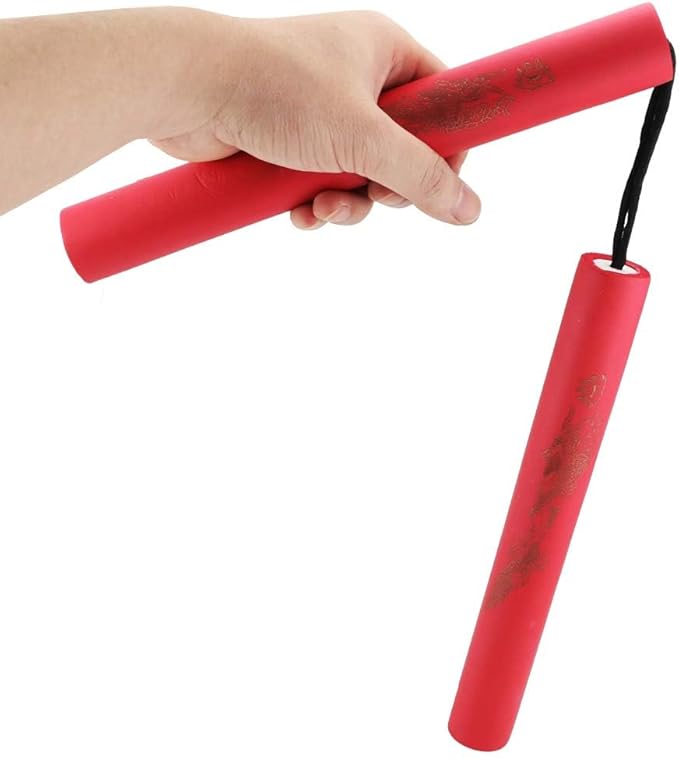 4 Pack Foam Rubber Training Sticks, Martial Art Sticks for Kids & Beginners Practice and Training