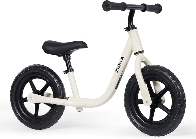 12 inch Toddler Balance Bike Adjustable Handlebar & Seat Anti-Slip Grip Suitable for 2-5 Years Old with Footrest Lightweight for Tolddlers Boys Girls Multiple Colors to Choose