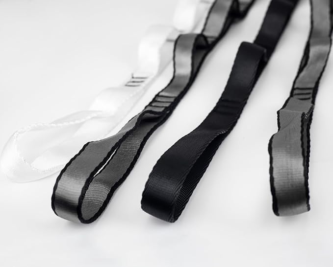 10PCS Nylon Daisy Chain Straps 23 KN for Aerial Yoga Hammock Swing Adjustable Aerial Silk Extender Hanging Rope for Aerial Yoga Belts 3.6FT 5.9FT Long