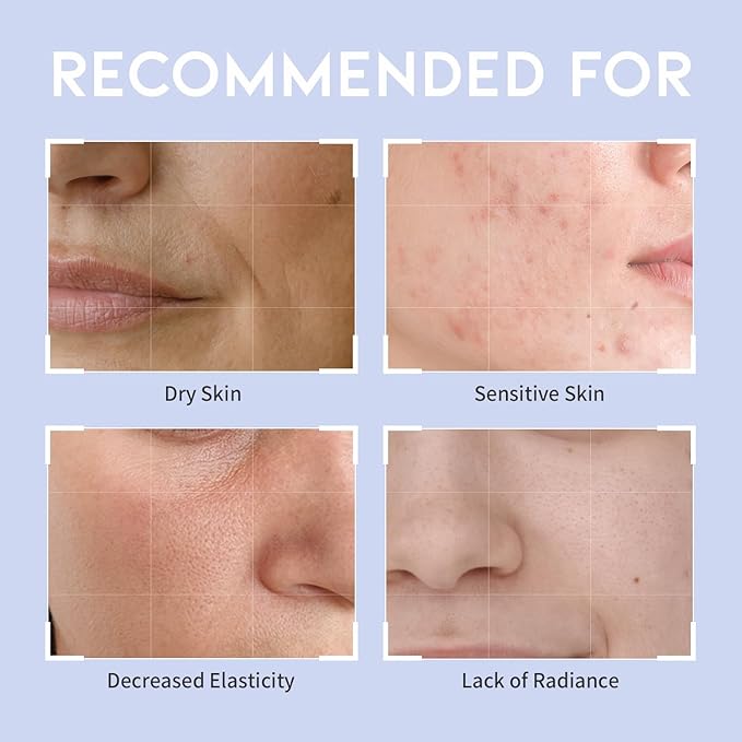 #OOTD Collagen Hydrating Sheet Masks for Face Korean Anti Aging Mask Sheet for Dry Skin & Sensitive Skin, EVE Vegan, Not Tested on Animals, No Parabens, No Sulfates, Hyaluronic Acid, Witch Hazel 10EA