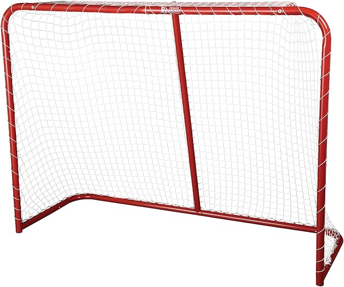Premier Sports – 54“ Junior Steel Street Hockey Goal – Portable Hockey Net for Indoor & Outdoor Use – Hockey Training Equipment