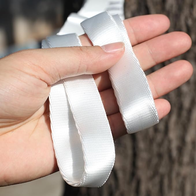 10PCS Nylon Daisy Chain Straps 23 KN for Aerial Yoga Hammock Swing Adjustable Aerial Silk Extender Hanging Rope for Aerial Yoga Belts 3.6FT 5.9FT Long