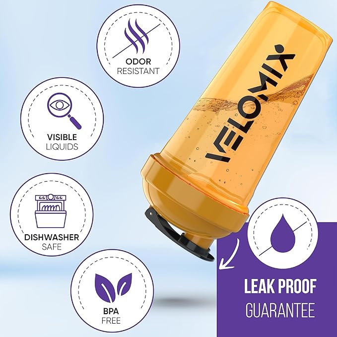 '-2 Pack- 28 oz Protein Shaker Bottles for Protein Mixes - 2x Wire Whisk | Leak Proof Shaker Cups for Protein Shakes | Protein Shaker Bottle Pack (Golden Stone)