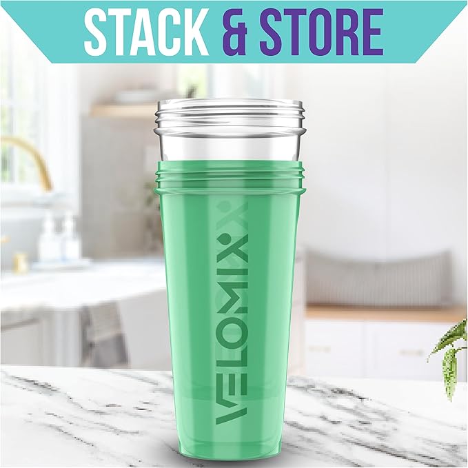 '-2 Pack- 28 oz Protein Shaker Bottles for Protein Mixes - 2x Wire Whisk | Leak Proof Shaker Cups for Protein Shakes | Protein Shaker Bottle | Shakers for Protein mix-Turquoise&Transparent
