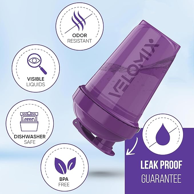 '-6 PACK- 20 OZ Protein Shaker Bottles for Protein Mixes, Shaker Cups for Protein Shakes, Small Shaker Bottle Pack, Shaker Cup, Shakers for protein Shakes (Nature Tones - 6 Pack)