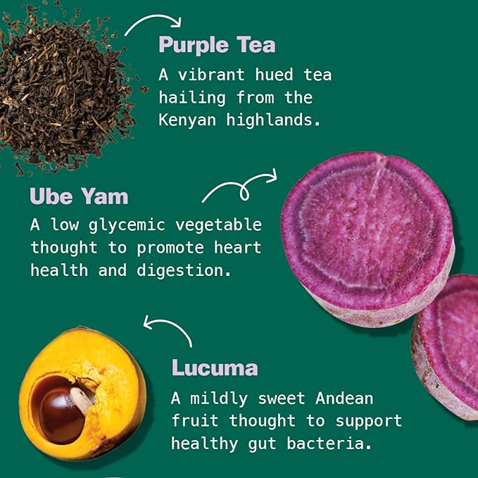 KULI KULI Organic Ube Coconut Superfood Latte, 3.1 OZ