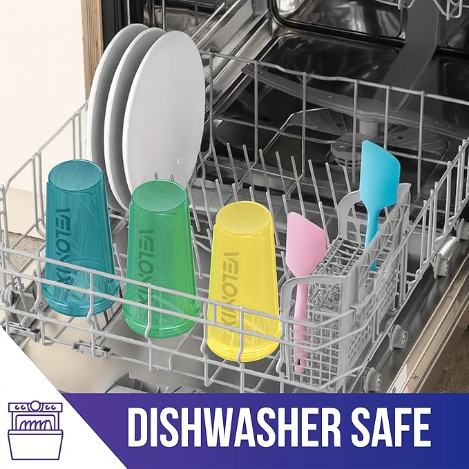 '-6 PACK- 28 oz Protein Shaker Bottle for Protein Mixes - 6x Wire Whisk | Leak Proof Shaker Cups for Protein Shakes | Protein Shaker Bottle Pack | Protein Shake Cup (Hawai Shadows)