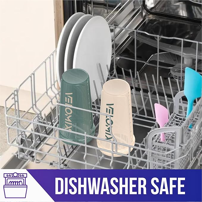 '-2 Pack- 28 oz Protein Shaker Bottles for Protein Mixes - 2x Wire Whisk | Leak Proof Shaker Cups for Protein Shakes | Protein Shaker Bottle Pack | Shakers for Protein Shakes-Blue&Beige