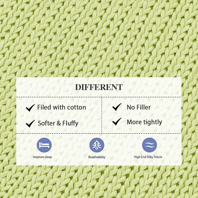 L'AGRATY Knitted Weighted Blanket - 48"x72" 12lbs Cooling Chunky Knit Heavy Blanket for Adults Braided Crochet Throw Thick Cable Yarn Knit Decorative No Beads Evenly Weighted Machine Washable