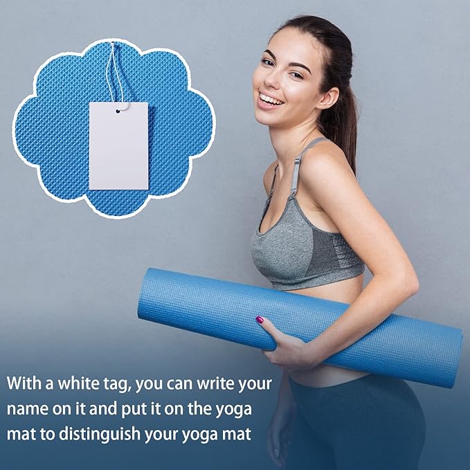 10 Pack Yoga Mats Bulk, 68'' x 24'' x 4mm Thick Yoga Mats for Kids and Adult Gym Mats Bundle Latex Free Exercise Mats with Non Slip Texture for Outdoor Yoga, Pilates or Workout